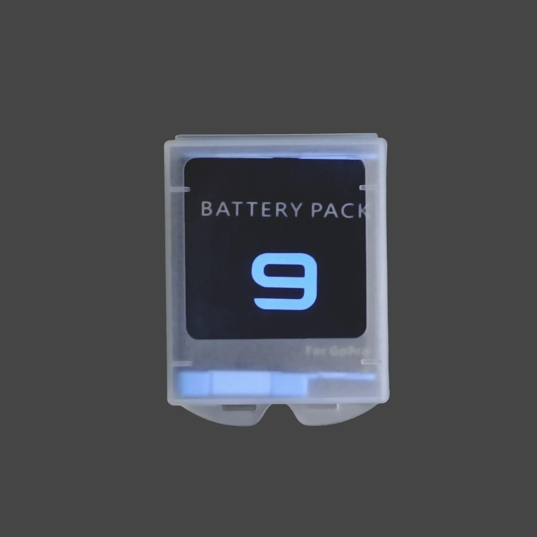 Protective Storage Battery Box Plastic Case Cover Camera Accessories for Gopro Hero 10 9/8/7/6/5 2pcs