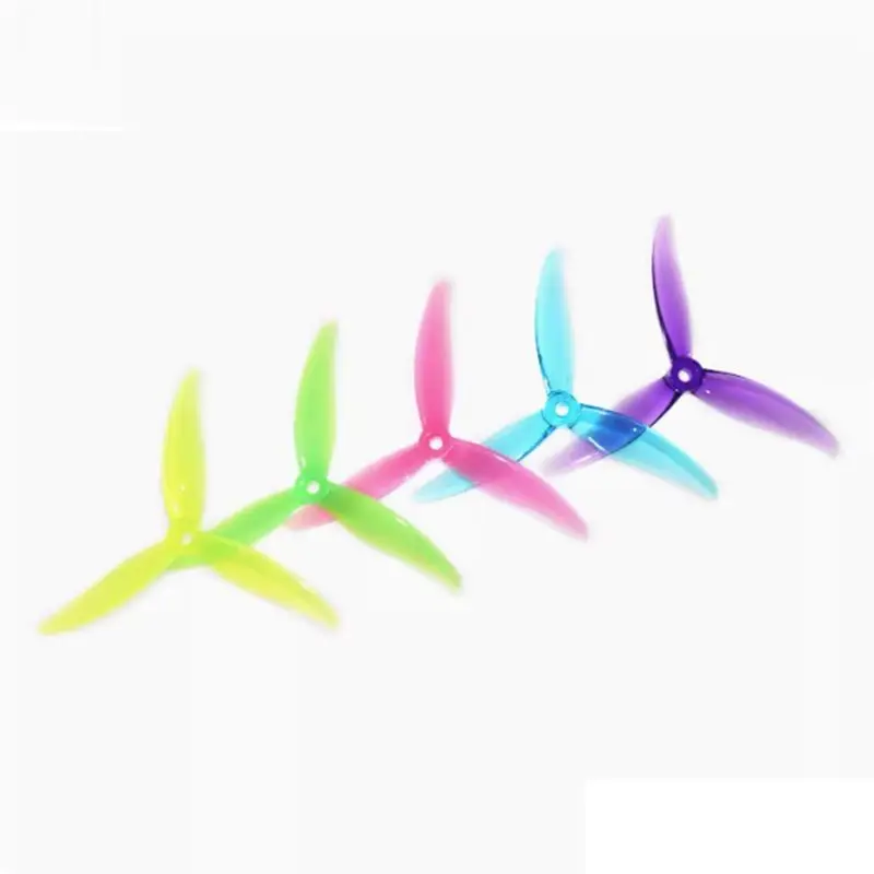 BNVN-4Pcs MCK 3 블레이드 PC 프로펠러 5.1 인치 2CW + 2CCW FPV 프리 스타일 Juicy Sbang 드론 DIY 부품 용 드론 프로펠러
