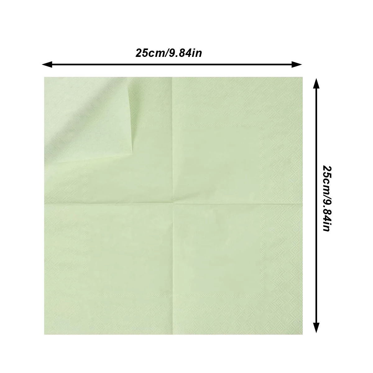 Pure Colour Disposable Paper Towel 20 Pieces 25*25cm Party Tableware Supplies Banquet Table Ceremony Decoration disposable tableware,paper napkins,disposable face towel