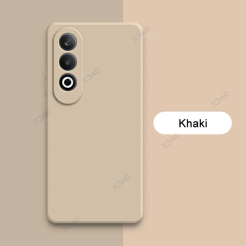 Enhanced Liquid Silicone Phone Case - Square Design, 360° Soft Protective Anti-drop Shockproof Cover