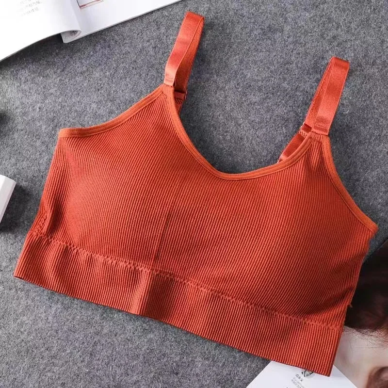 Women Seamless Brassiere Bra Full Cup Breathable Bralette Wire Free Comfort Sleep Bra Running Fitness Top High Quality Sport Top