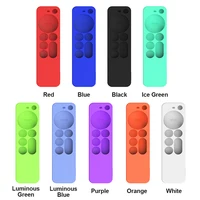 Protective Case Shockproof TV Protector Cover Case for Apple TV 4K Portable Silicone Remote Control Cover Anti-Fall 2