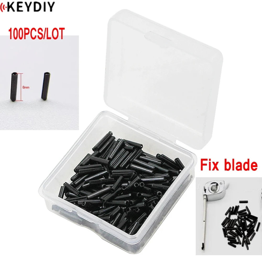 X Remote Control Key Blank Fixed Pin 1.6MM PIN Fixed for Folding Remote Key Blade L:8MM D:1.6MM for KD / VVDI key 100PCS car remote key car key