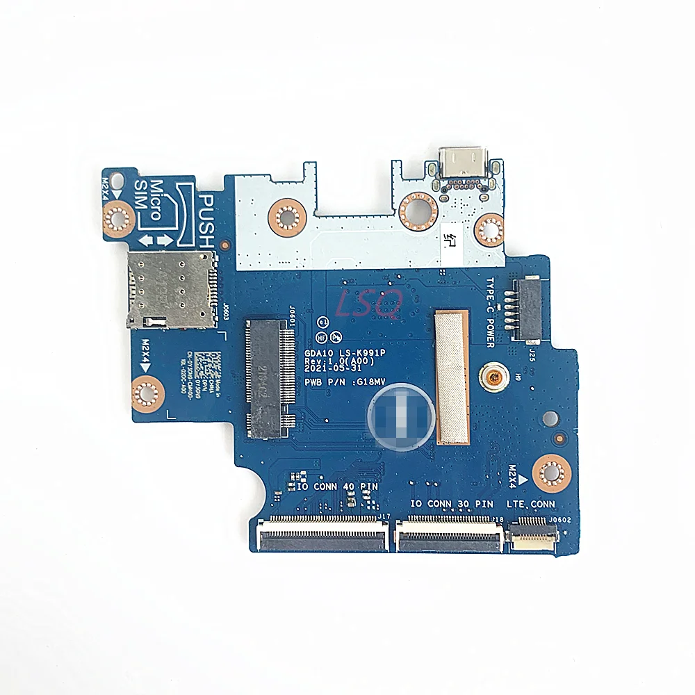 

LS-K991P For Dell Chromebook 3100 USB type-c port Circuit Board 100% Test OK