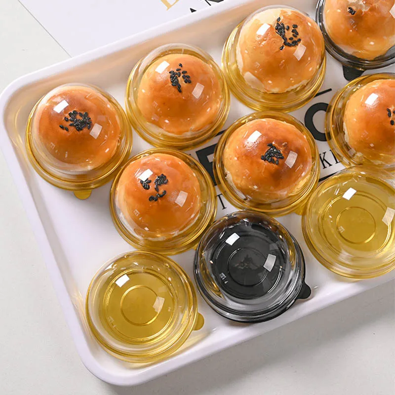 50/100/200/300Pcs Mini Cupcake Boxes Clear Plastic Egg Yolk Pastry Dessert Packaging Co... - SKU MCB01550 - UGI Packaging