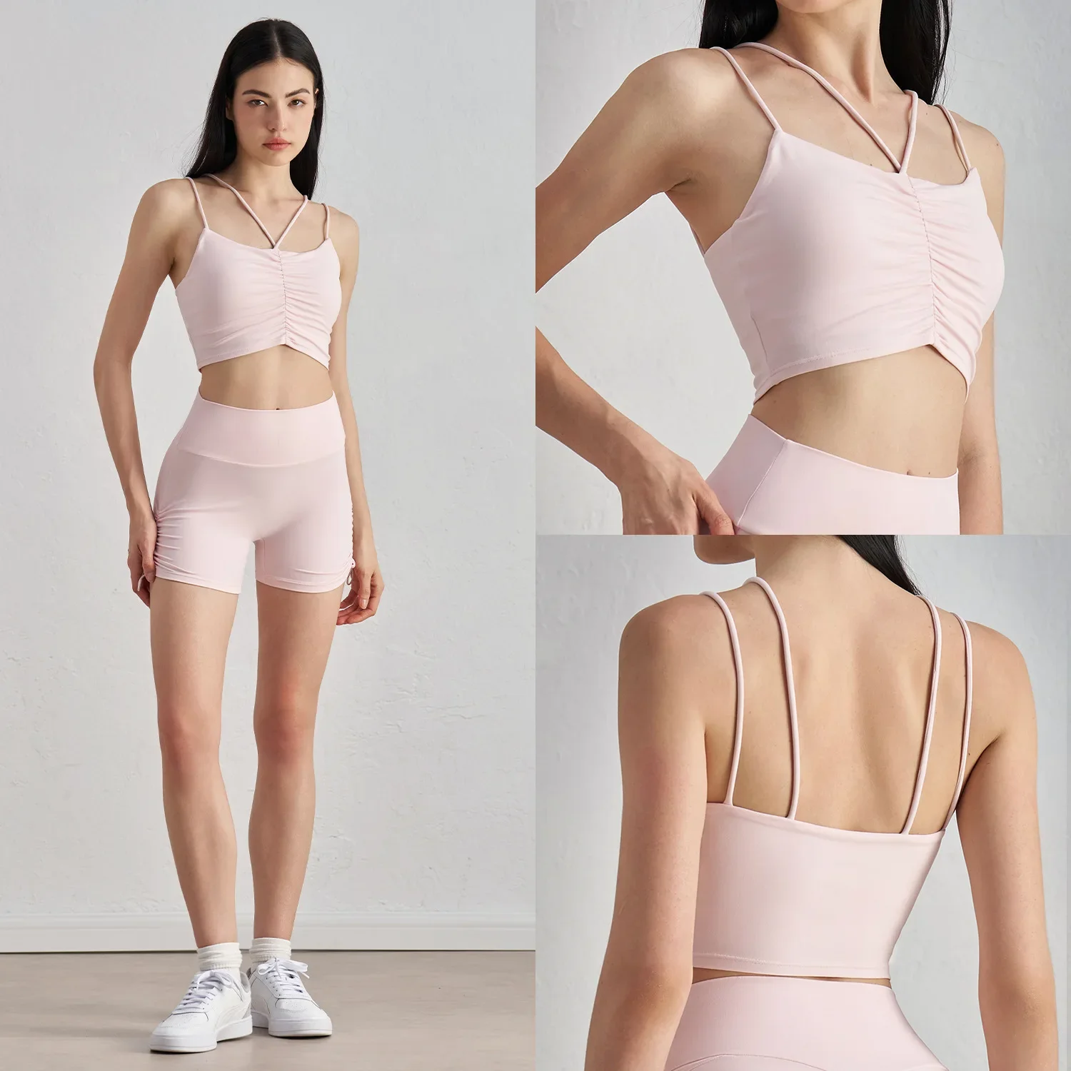 High-Intensity Sports Bra with Removable Straps