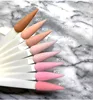 1oz/Bottle Nude Acrylic Powder Light Color Carving Crystal Dipping Powder Professional Nail Extension Builder Pigment Dust 5