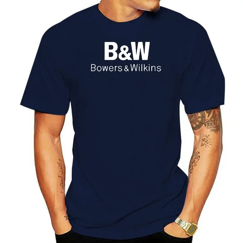 Boboers Wilkins Bw Altoparlante Audio Logo Maglietta Nera Taglia S M L Xl 2Xl 3Xl