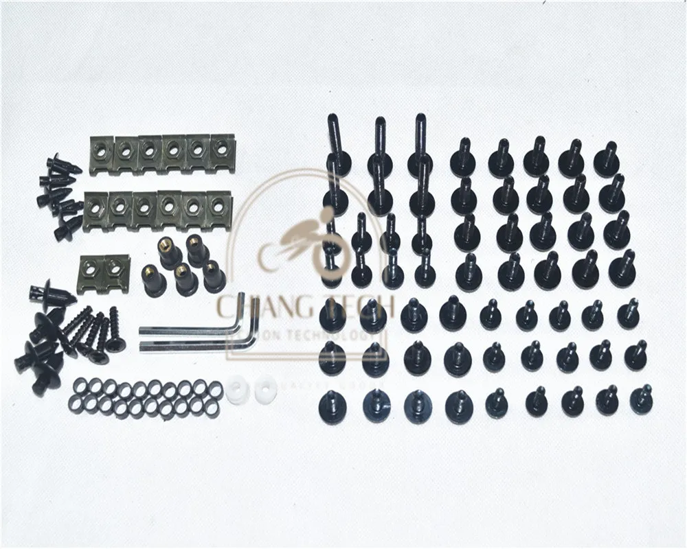 Complete Fairing Bolt Kit For Kawasaki Ninja ZX-12R 2002-2005 - 156pcs Stainless Screws & Hardware