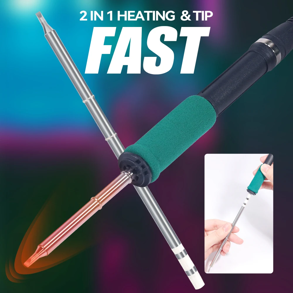 YIHUA 948DB+-II 110-240V 납땜 스테이션 75W 팁 T12 전자 납땜 인두 스테이션으로 빠른 가열