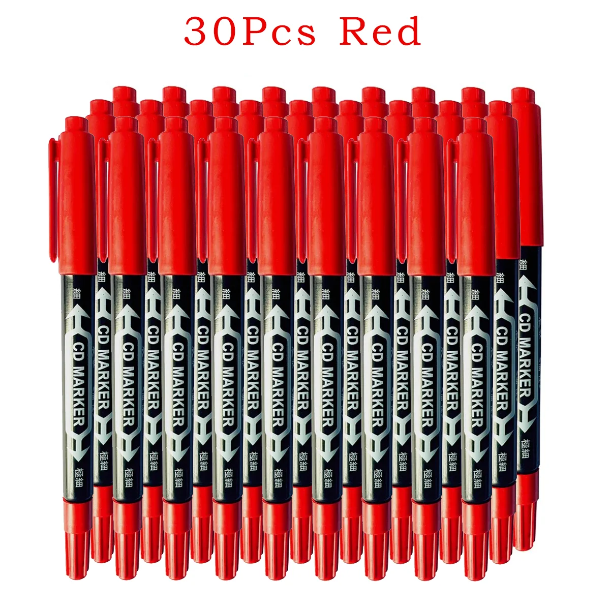 Set of 10 Waterproof Dual-Tip Colored Markers for Sketching and Art Supplies