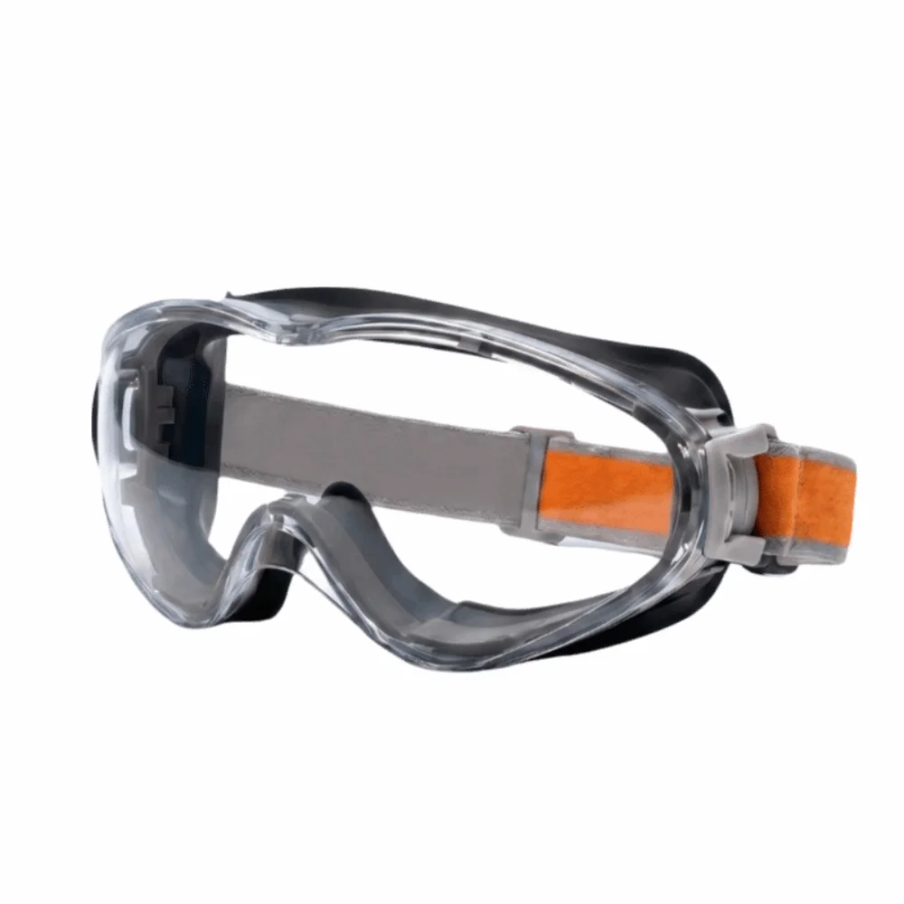 Clear Lens Anti-Fog Safety Glasses with Silicone Frame - Lightweight, Splash-Proof Protective Eyewear