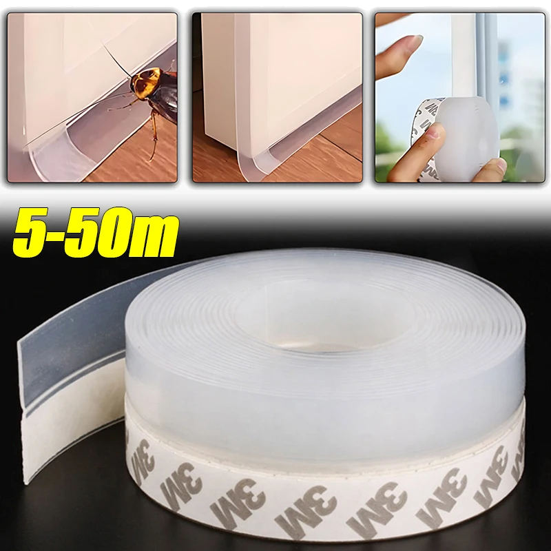Door-Seal-Window-Glass-Gap-Strip-Windproof-Warm-Soundproof-Sealing ...