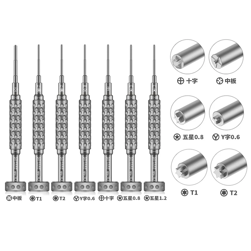 

Amaoe 2D 3D High-Precision Anti-Rust Anti-Slip Screwdriver Philips Pentalobe Y Convex Cross Screwdriver High Quality Repair Tool