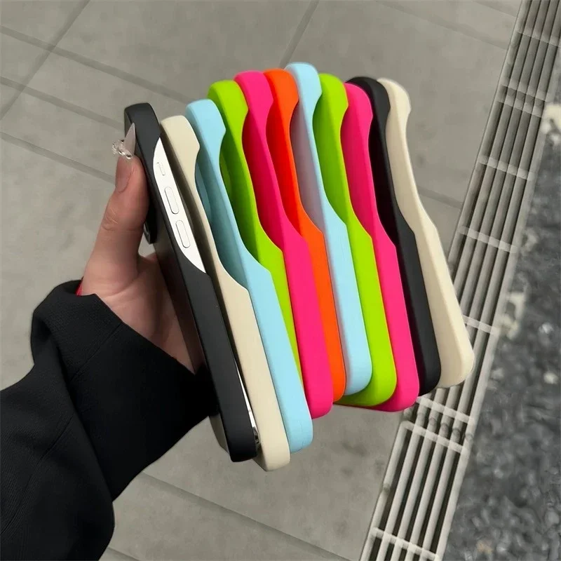 Luxury Soft Ultra Thin Candy Matte Silicone Shockproof Phone Case