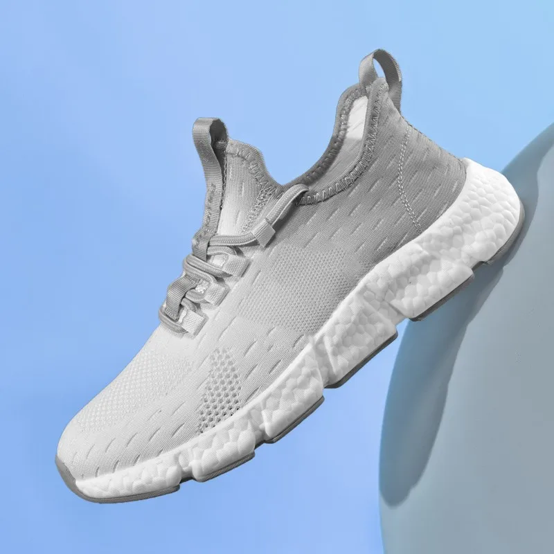 Zapatillas de deporte transpirables para Hombre, zapatos de tenis para correr, cómodos, informales, de alta calidad, a la moda - Image 4