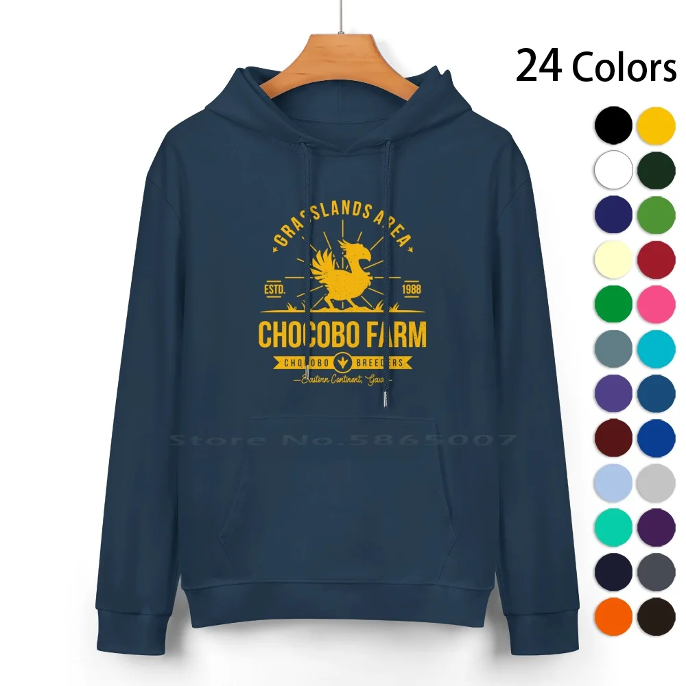 

Chocobo Farm Pure Cotton Hoodie Sweater 24 Colors Final Fantasy Vii Cloud Strife Ff7 Shinra Sephiroth Kue First Class Soldier