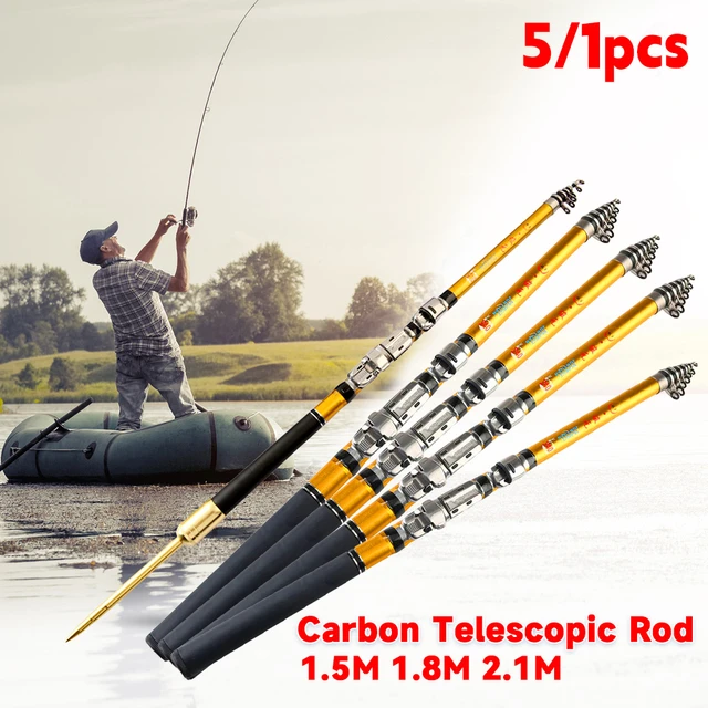 8' Big Game Fishing Rod and Reel Spinning Combo Fishing Tackle Professional  Telescopic Rods Casting Pole Sports Entertainment - AliExpress