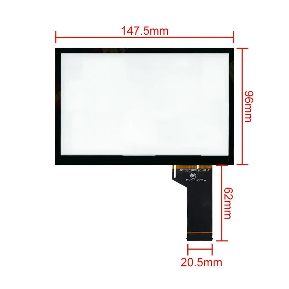 Touch Screen Glass Digitizer For Skoda MIB2 MIB STD2 Radio Multimedia Navi 6.5'' Touch Screen Digitizer touch screen display