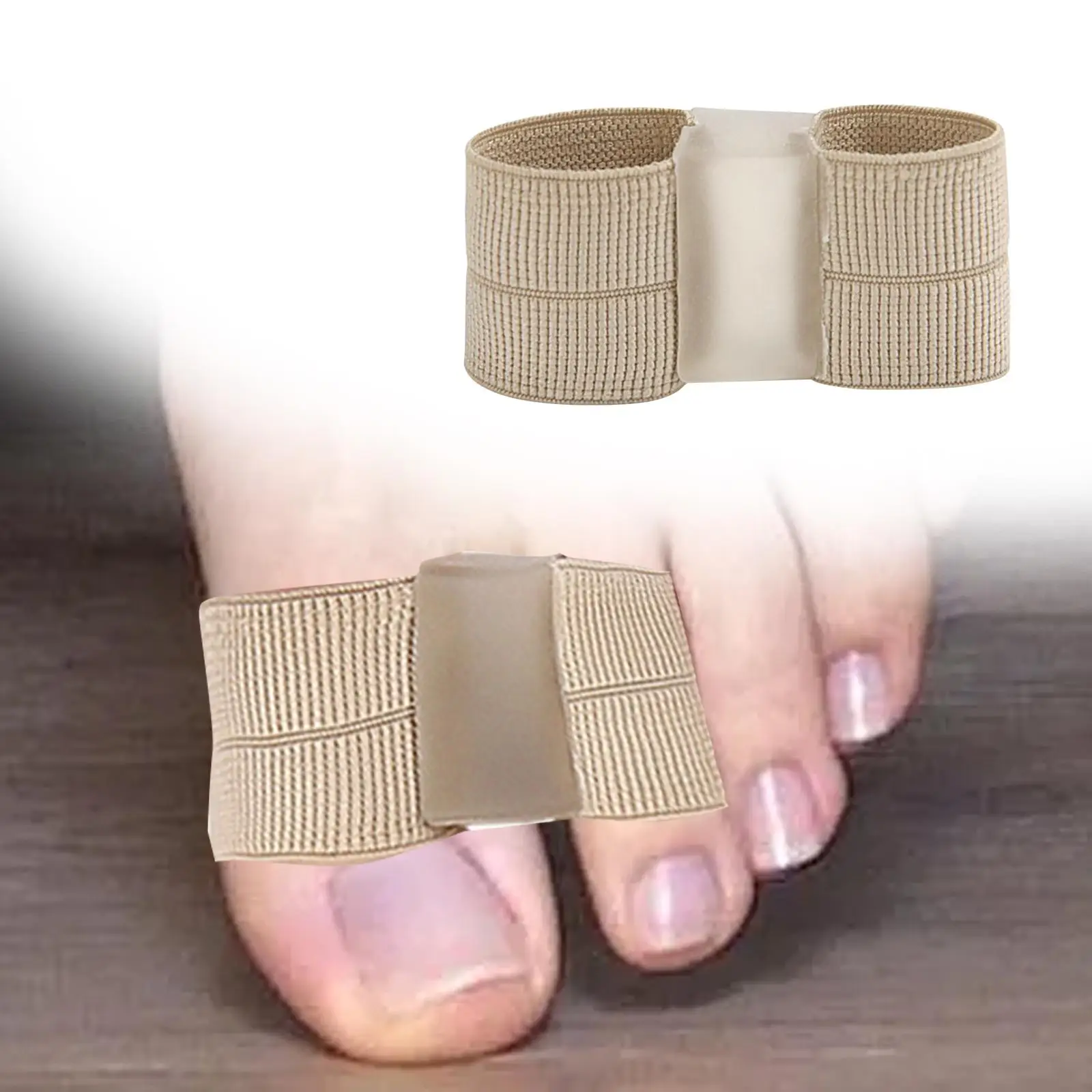 Toe Separators with 2 Loops Big Toe Corrector Protector for Women Unisex Men