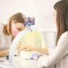 Half Moon Light for Nail Desk Foldable 3 Color Temperatures 10 Brightness Adjustable Beauty Lamp Phone Holder for Beauty Salon 5