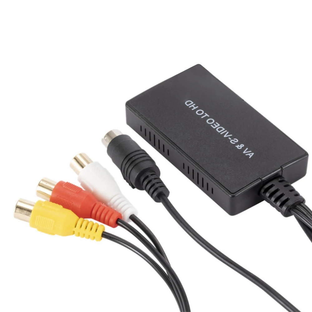 Conversor Svideo para Hdmi S-video e 3rca Cvbs Composite to Audio Video Converter Suporte 1080p 720p - Image 6
