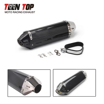 Universal Motorcycle Muffler For KTM Duke 390 RC390 Duke690 790 Exhaust Motorcycle Accessories Carbon Exhaust Z900 Ninja650 400