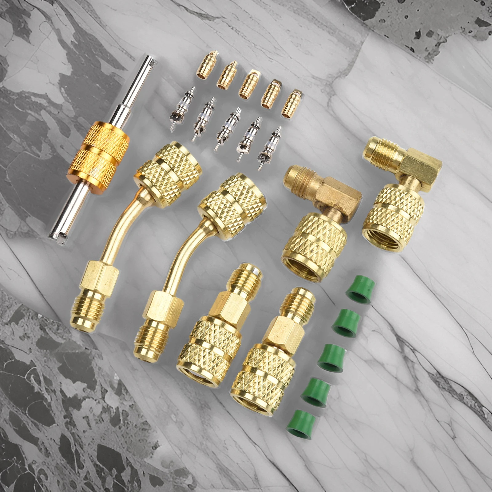 410 อะแดปเตอร์ชุดมินิแยกปั๊มสูญญากาศชุด R410 Converter สําหรับเครื่องปรับอากาศเครื่องทําความเย็น HVAC อุปกรณ์เสริม 1