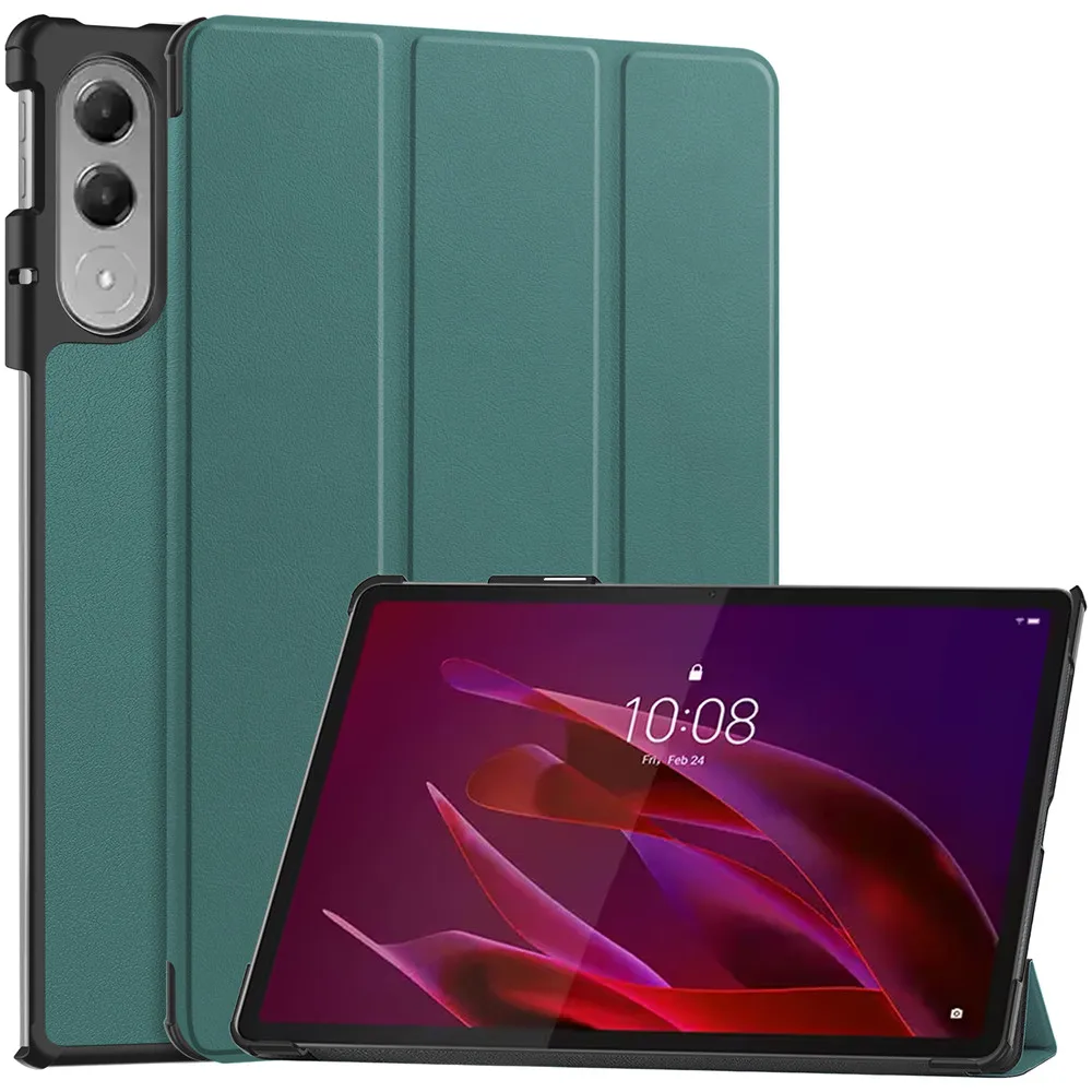 Premium PU Leather Triple Fold Magnetic Tablet Cover, 11.1 Inch