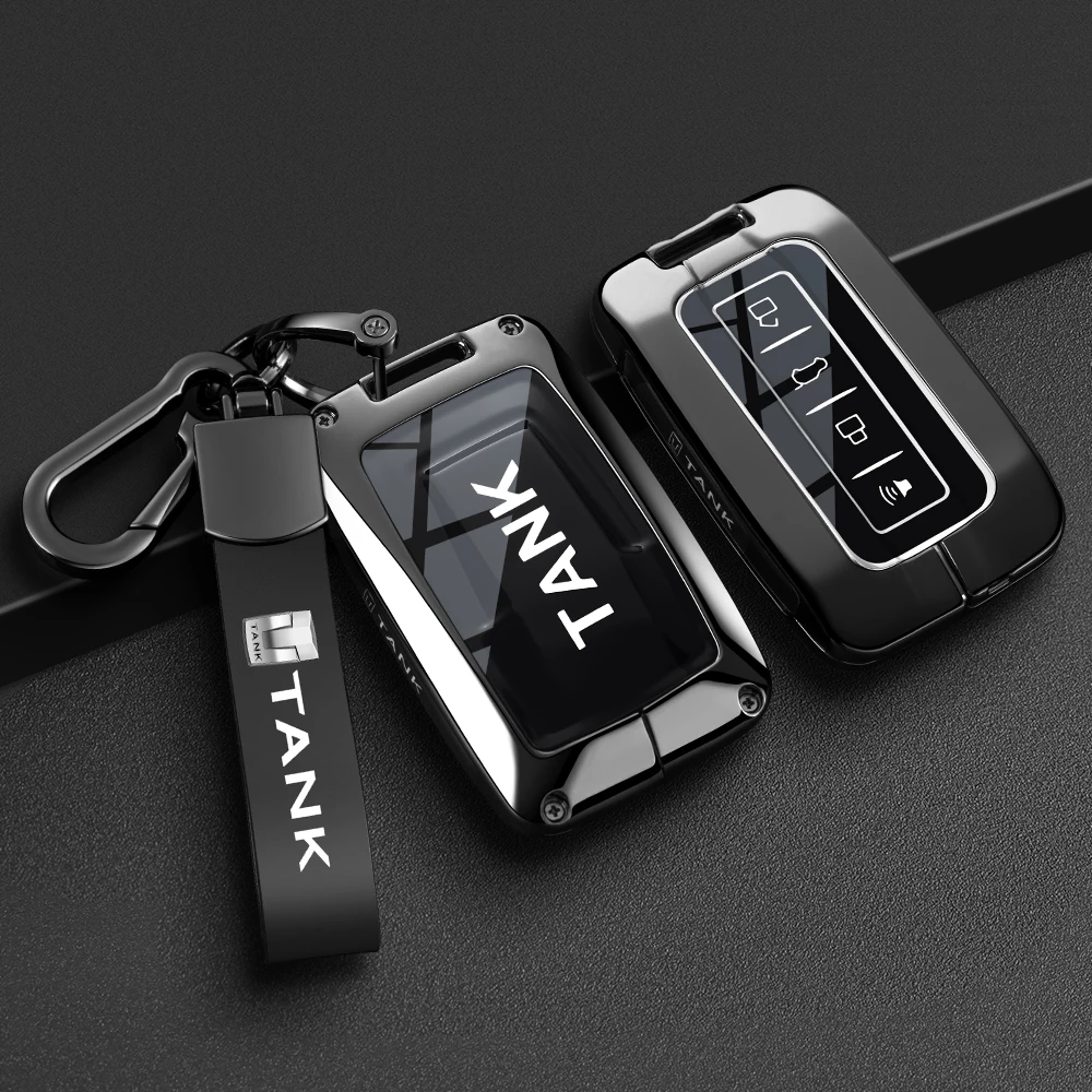 Premium Car Key Cover with Keychain Holder - Stylish Protective Case