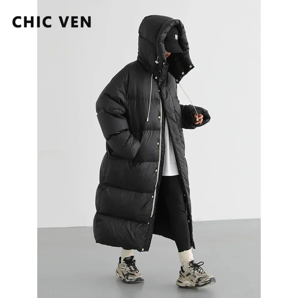 Down Jacket Women's Korean Loose Hooded Winter