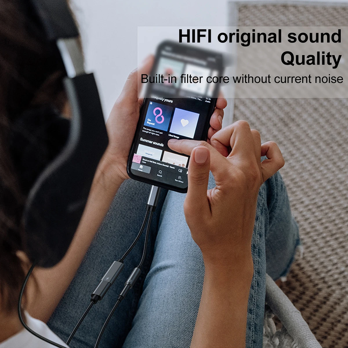 Adaptador USB tipo C 2 en 1 para auriculares, Cable de carga rápida de 60W para Samsung, Huawei, Xiaomi, Macbook, 3,5mm, Audio Aux jack, PD, nuevo - Imagen 6