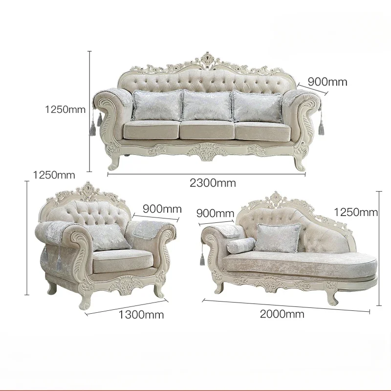 European Luxury Living Room Sofas Set Lounge Love Seat Gaming Sofas Set Recliner Lazy Couch Koltuk Takımı Trendy Furniture