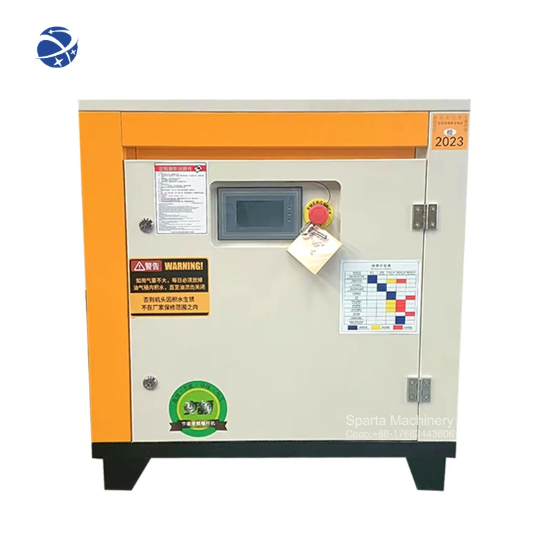 

Cheap Price 7.5KW 10HP 8bar Stationary Mini Rotary Screw Air Compressor with Inverter VSD