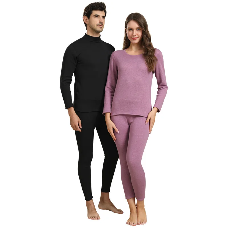 Thermal Underwear Men's Women's Base Shirt Heating Padded Fleece Lined Long Underwear Long Johns Rabbit Cashmere Couple Suit lixada women bike padded shorts cycling 3d padded underwear bicycle padding riding shorts biking underwear shorts