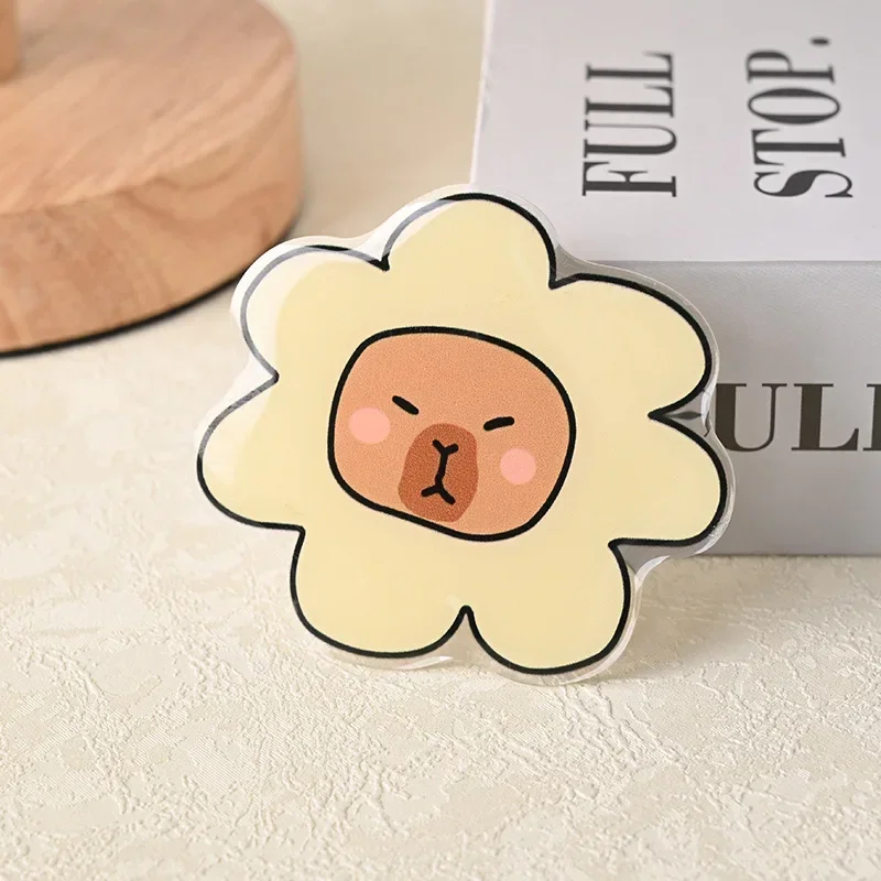 Nuevo estilo japonés coreano INS dibujos animados lindo divertido KAPIBARA dedo soporte de bolsa de aire para iPhone16 Popsockets bolsa de aire Griptok Grip Tok