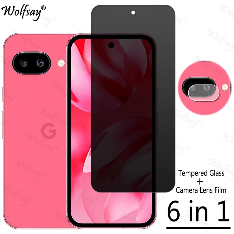 Privacy Anti-Spy Tempered Glass Screen & Camera Protector