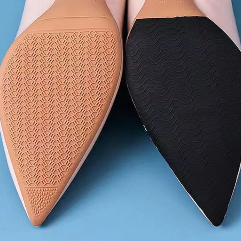 Silicone Sole Anti Slip Sticker High Heels Anti Friction Patch Shoes Hard Wearing Paster Soft Water-drop Shape Shoe Accessories