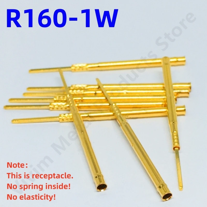 100PCSR1601WTestPinP160B1ReceptacleBrassTubeNeedleSleeve