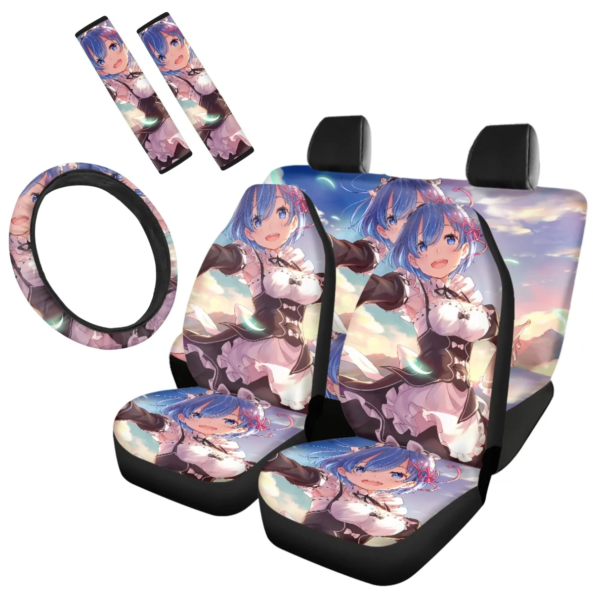 

Автомобильные аксессуары для руля, переднего и заднего сиденья, от царапин