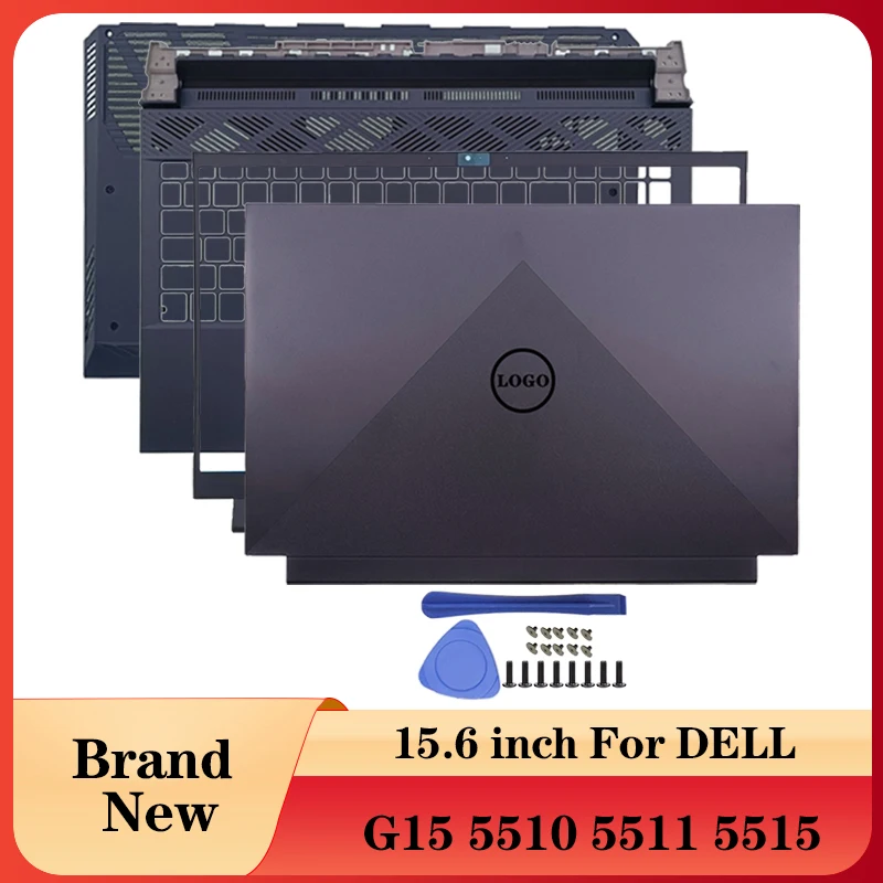 New Laptop Case For Dell Travel Box G15 5510 5511 5515 Laptop Lcd Back Cover/Front Bezel/Palmrest/Bottom Case Computer Case