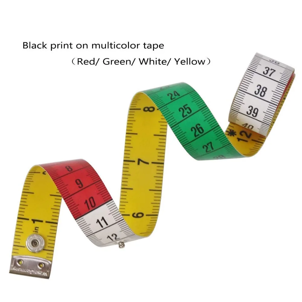 Sewing Tape Measure Body Ruler Waistline Shoulder Centimeter Meter Yellow -  AliExpress
