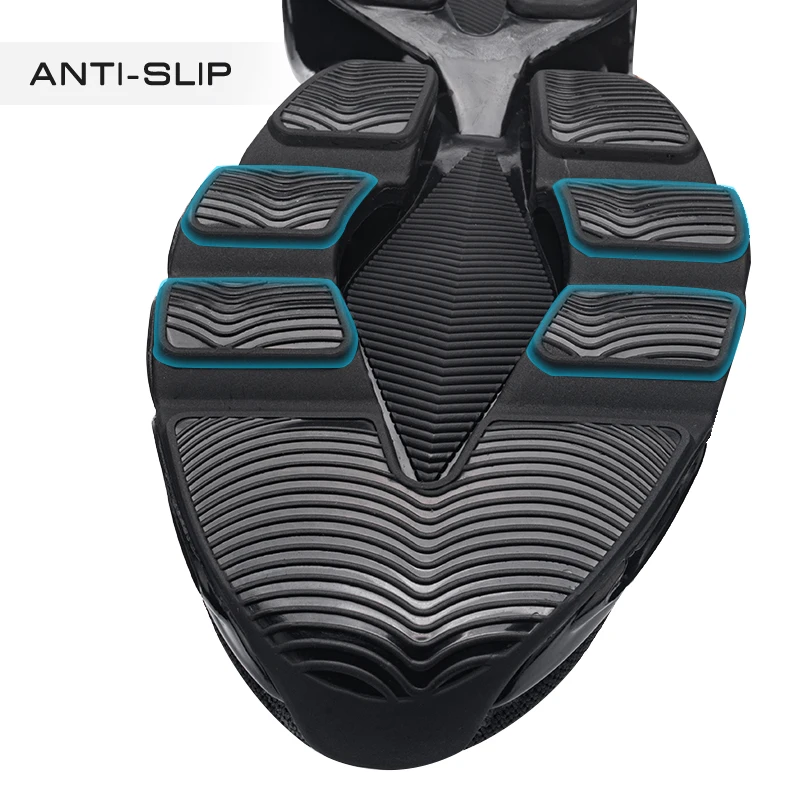 LARnmern 軽量の鋼のつま先の安全靴 滑り止め 作業靴 LARnmern-男性用の鋼のつま先の安全靴,作業靴,通気性,滑り止め