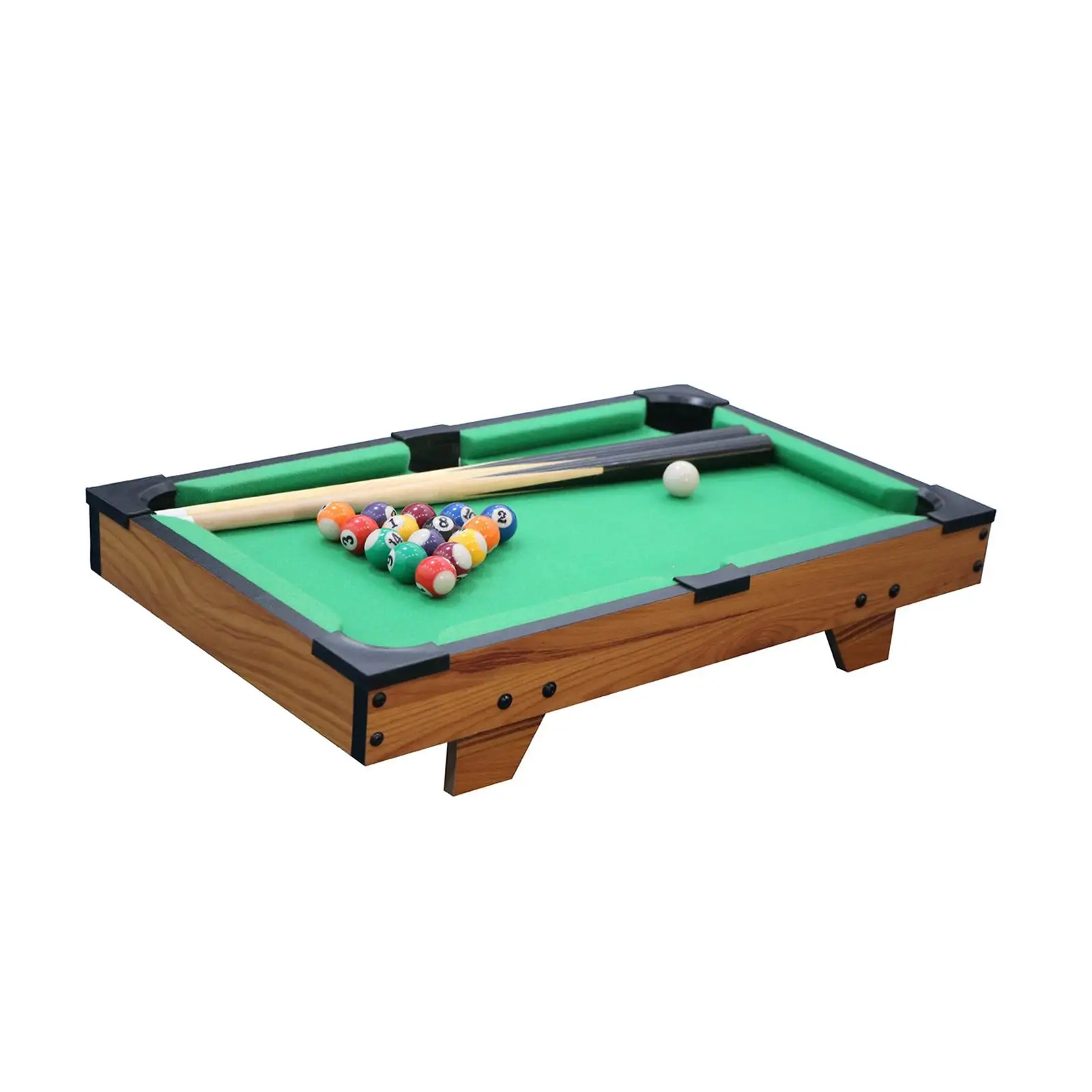 Cute Snooker Felt Surface with Sticks Balls Game Interactive