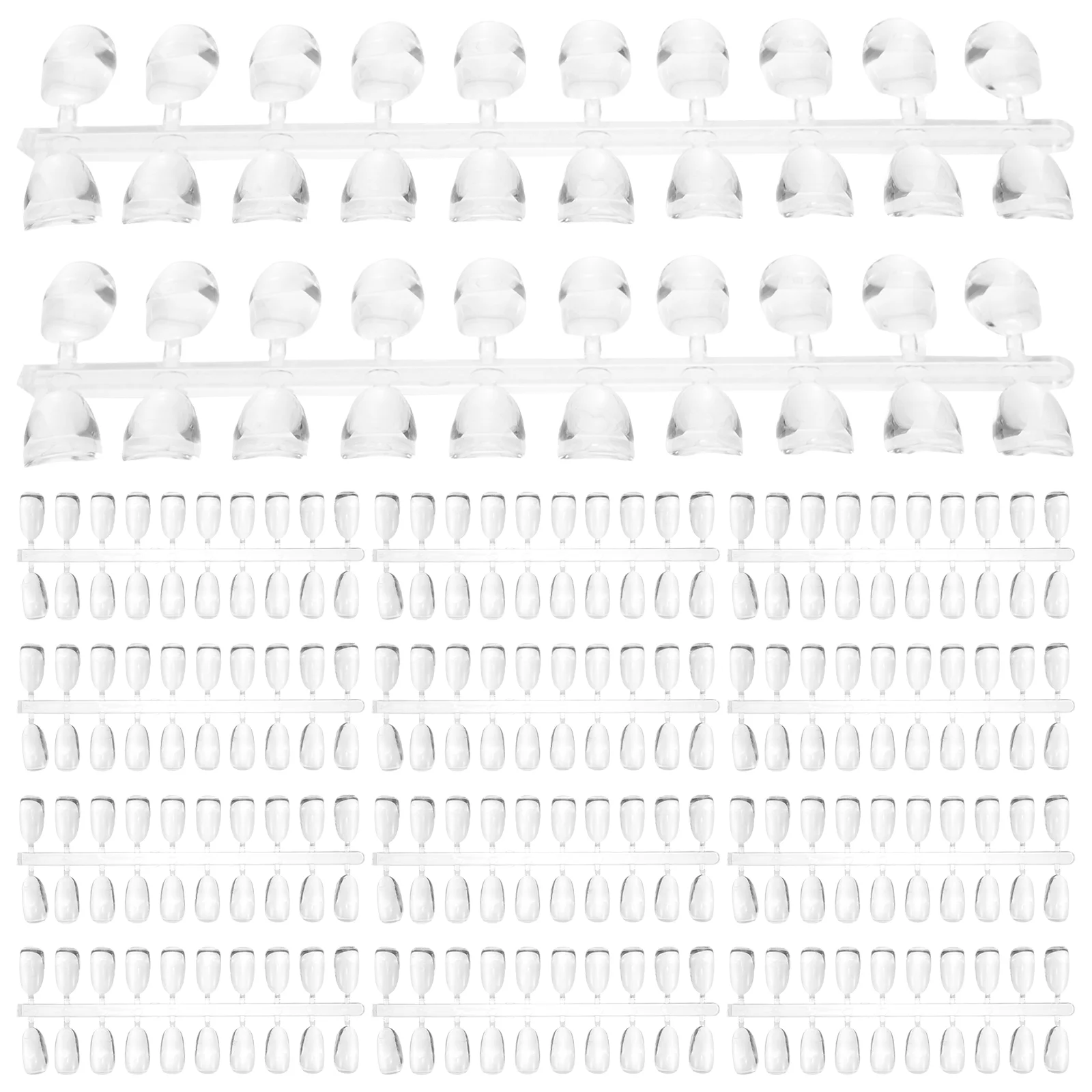 

200 Pcs Tools Pattern-making Nails Salon Supply Color Plate Manicure Sample Display Board Cards Supplies