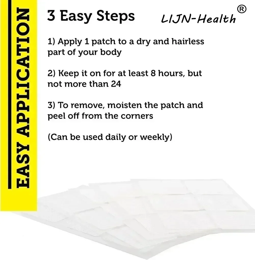 30 Patches L Tyrosine Transdermal Patches &ndash; Support for Memory, Cognitive Health, and Mental Alertness