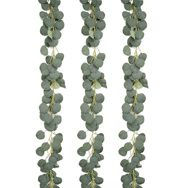 

3 Pcs Artificial Eucalyptus Garland Vines 6.5Feet Eucalyptus Garland Greenery for Wedding Party Table Runner Doorways Decoration