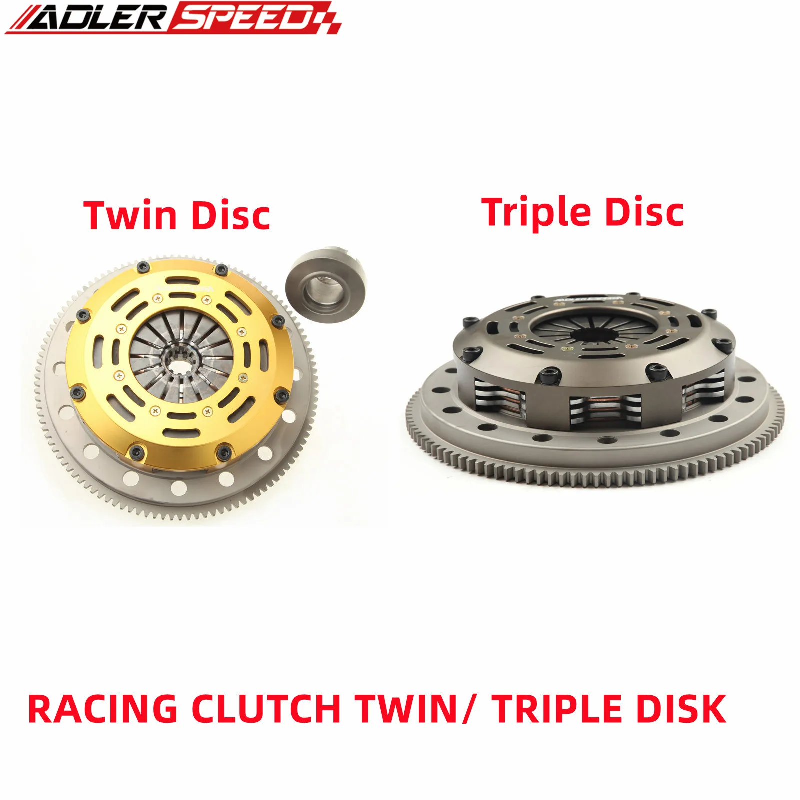 

ADLERSPEED Racing Clutch Twin /Triple Disc Kit For 2001-2006 BMW M3 E46 S54 6-SPEED