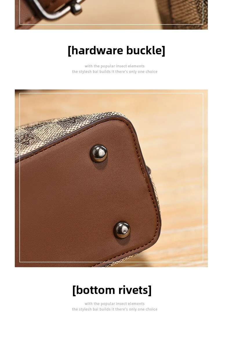 Classic Tote Bag Women's Shoulder Messenger Bag Versatile Style_voghion.com