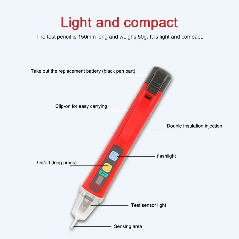 UNI-T UT12D   ׽,  Ʈ   Ӽ ׽Ʈ, DC AC 24-600V LED  